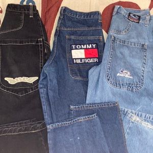 90’s men’s baggy jeans lot. estate sale find